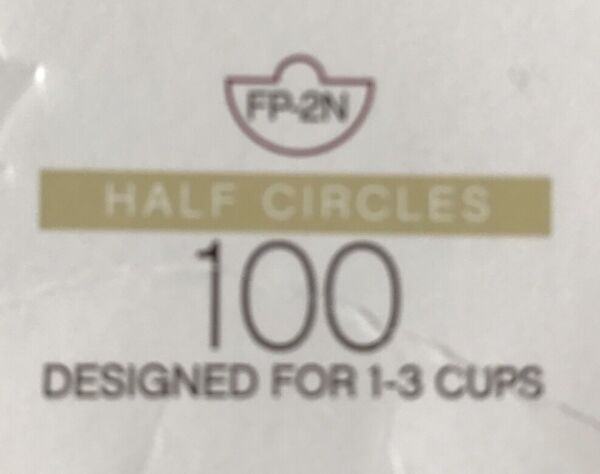 CHEMEX FP-1 Full Circles Bonded Coffee Filters, Pack of 100 - Made In USA Photo Related