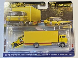 Hot Wheels Premium Car Culture Team Transport 1/64 1972 Toyota Corolla Levin - Picture 1 of 12