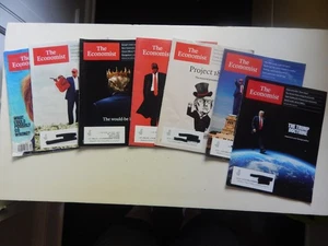 The Economist Matazine Lot 7 issues 2024 2025 President Donald Trump on cover - Picture 1 of 8