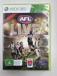 AFL Live Game Of The Year Edition Microsoft Xbox 360 PAL Complete - Picture 1 of 6