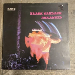 Black Sabbath Paranoid Vinyl NEMS - Plays VG - Cover Damage See Pics Read Descr - Picture 1 of 14