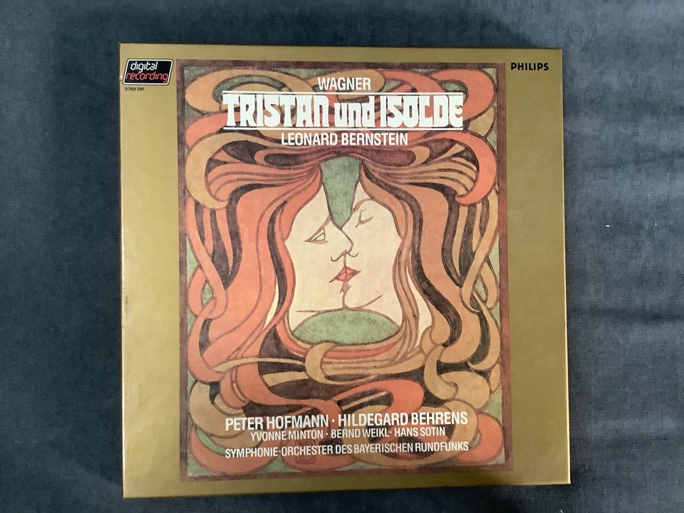 Wagner Tristan und Isolde. Conducted by Leonard Bernstein. Box set. - Image 1 of 1