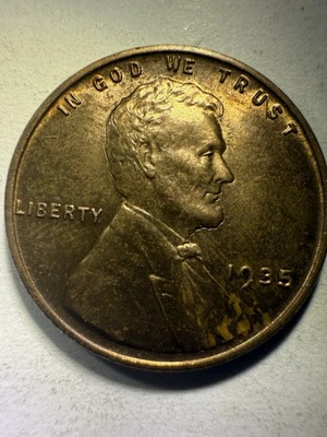 1935 Lincoln Wheat Cent - Red Choice Gem Brilliant Uncirculated - Image 1 of 2