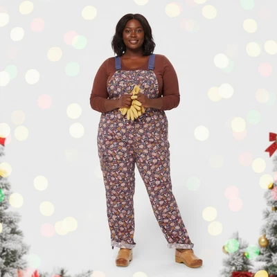 Mono con tirantes de jardinería Plus Heirloom azul oscuro talla grande nuevo con etiquetas - ¡OFERTA! Foto 1 de 3