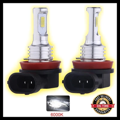 2Pcs H16 H11 H8 H9 LED Headlight Bulbs 80W 30000LM 12V / 6000K Car Fog Lights - Image 1 of 4