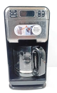 Hamilton Beach Programmable Coffee Maker  12 Cups Used but broken water lid top - Picture 1 of 20