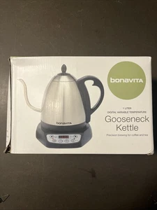 NEW Bonavita 1.0L Electric Kettle Digital Variable Temperature Gooseneck - Picture 1 of 3