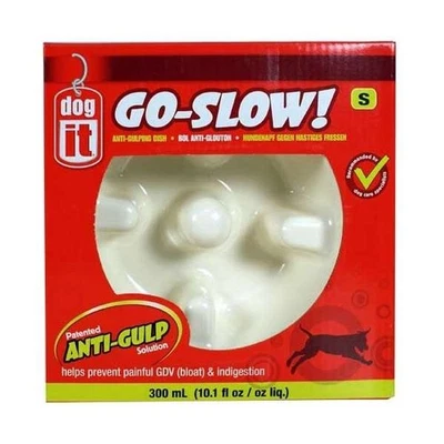 DOGIT Go-Slow Anti-Schling-Napf Weiss 300 ml - Bild 1 von 4