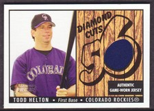 2003 Bowman Heritage Diamond Cut JERSEY #DC-TH Todd Helton Colorado Rockies