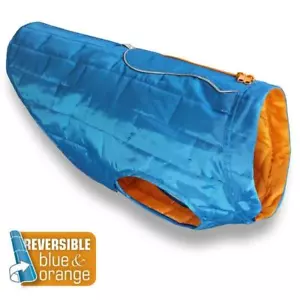 Kurgo Loft Jacket for Dogs Coastal Blue/Orange Winter Coat Medium K01848 - Picture 1 of 3