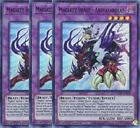 Yugioh - Magikey Beast Ansyalabolas x 3 - 1st Super Rare - NM - Free Holo Card