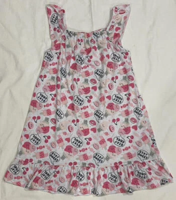 Gymboree Stay Cool Stay Sweet Gymmies Nightgown Size 7/8 Valentines Day - Image 1 of 4