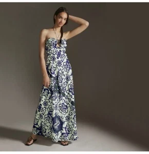 NWT ANTHROPOLOGIE DELFI Halter Maxi Dress - Picture 1 of 12