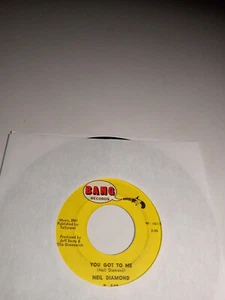 Neil Diamond - You Got To Me - 45 Record 1967 Original - Imagen 1 de 2