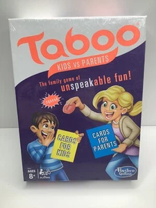 Taboo Kids vs. Parents Family Board Game HASBRO Ages 8 & Up New Factory Sealed - Picture 1 of 4