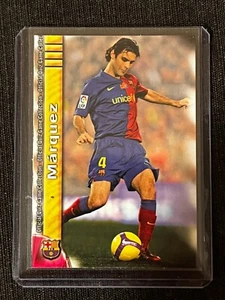 TRADING CARD RAFAEL MARQUEZ MUNDICROMO 2009/10 # 007 LIGA SANTANDER TOPLOADER - Imagen 1 de 2