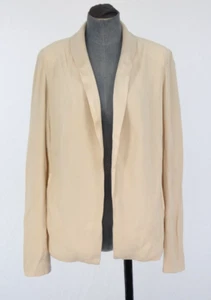 American Vintage Blazer Jacket Hollister Ivory Beige Y2K Retro Cardigan Size S - Picture 1 of 15