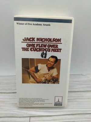 One Flew Over The Cuckoo's Nest VHS Thorn EMI Video Clamshell Case - Image 1 of 4