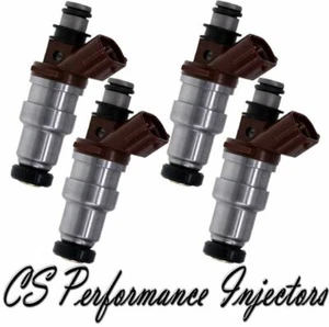OEM Denso Fuel Injectors (4) 23250-75050 set for 1995-2000 Toyota 2.7L I4 - Picture 1 of 9