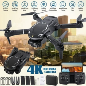 2023 New RC Drone 4K HD Camera WiFi FPV Black Quadcopter Blackbird Falcon Style - Picture 1 of 13