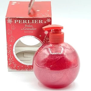 Perlier Pomegranate Pearls Bath Cream in Gift Box with Pump 16.9 oz 500 ml NEW - Picture 1 of 6
