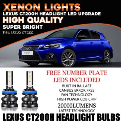 For Lexus CT200H GX HS250H IS250 - H11/H8/H9 LED Headlight Bulb Conversion Kit  - Image 1 of 4
