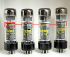 NOS matched quad  EL34 6CA7 RFT tubes same code
