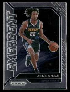 2020-21 Panini Prizm #6 Zeke Nnaji Emergent Denver Nuggets - Picture 1 of 2