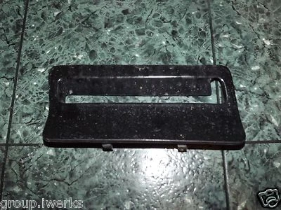 OEM 87-89 USDM Honda Accord CA3 SE3 sedan coupe fog light bumper cover FL black - Image 1 of 3
