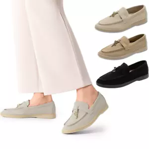 Women Casual Penny Loafers Comfortable Business Work Dress Slip On Loafers - Picture 1 of 42