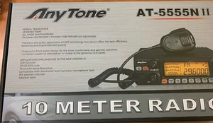 Radio AnyTone AT-5555N II 10 metros para camiones CTCSS/DCS alta potencia totalmente nueva - Imagen 1 de 14