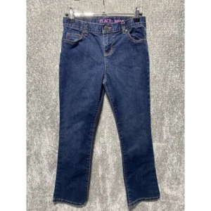 Lot of 2 Children's Place Girls Bootcut Classic Blue Jeans Denim Pants Size 12 - Picture 1 of 15