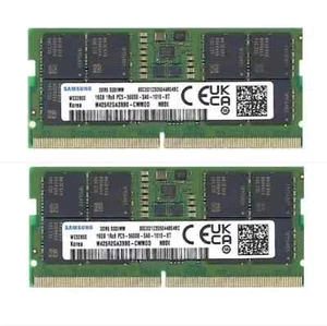 32GB (2x16GB) DDR5 5600MHz PC5-44800 1Rx8 SODIMM M425R2GA3BB0-CWM RAM Memory - Picture 1 of 8
