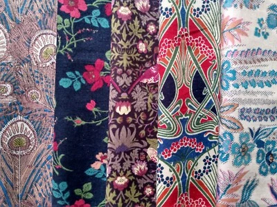 5 pieces of Liberty Tana Lawn cotton quilting Scrap Pack  Size 14 x 19 cm - Image 1 of 4