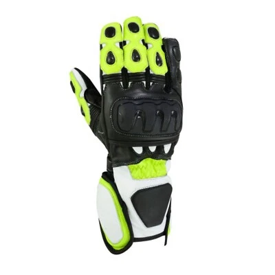 Motorrad Handschuhe Motorradhandschuhe Quad Leder  Motorrad Leder  Handschuhe - Bild 1 von 3