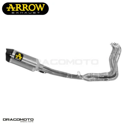 Impianto completo SUZUKI GSX-R 1000 / R 2017 2018 ARROW TT CPT EVO Titanio RC... - Immagine 1 di 4