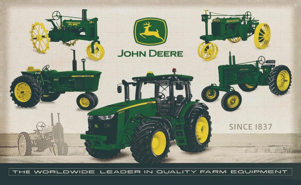 John Deere Since 1837 Tractor 3 x 5 Banner Flag 3X5 New Fast Free Shipping - Image 1 of 1
