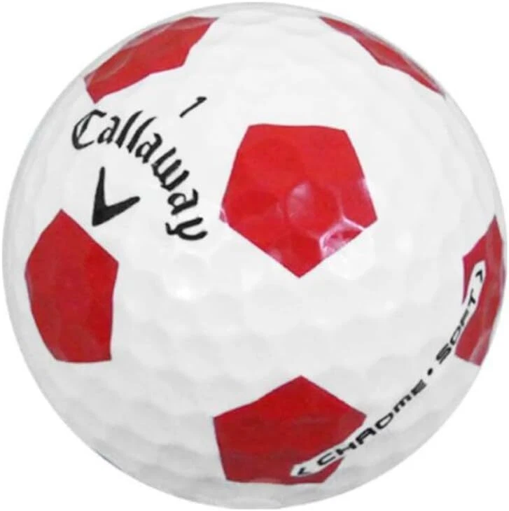36 bolas de golfe usadas vermelhas Truvis macias cromadas Callaway, bom estado, qualidade AAA - Imagem 1 de 1