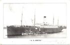 Postcard Ss Cretic Steamship, With Tugboats, Mailed From Gibraltor