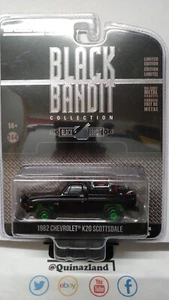 Greenlight Chase Black Bandit 1982 Chevrolet K20 Scottsdale (NG59) - Foto 1 di 2
