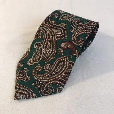 Corbata clásica de seda de diseñador de cachemira Andhurst para hombre EE. UU. (T2) Foto 1 de 4