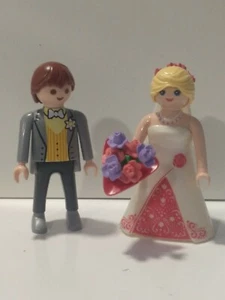 PLAYMOBIL PAREJA DE NOVIOS 23 ( SE PUEDEN VARIAS PELOS O CABEZAS ) - Picture 1 of 1