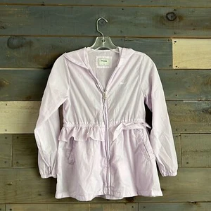Renoma Girls Ruffled Lightweight Windbreaker Jacket Lavender Size 12 - Picture 1 of 7