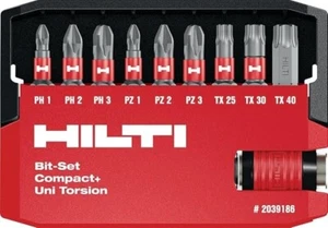 Hilti 10-teiliges Torsions-Schraubendreher-Bits + Bithalter-Set S-BSC+ UNI 25/1" - Bild 1 von 1