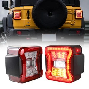 LED Tail Lights Rear Brake Turn Signal Light For Jeep Wrangler JL 2018-2022 - Afbeelding 1 van 12