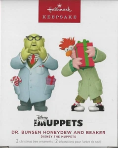 Dr. Bunsen Honeydew & Beaker Hallmark Keepsake 2023 Disney The Muppets NEW NIB - Picture 1 of 2