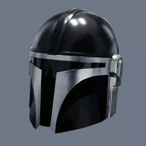 Mandalorian Helmet SCA LARP Medieval Helmet Halloween Costume Theater Handmade - Imagen 1 de 4