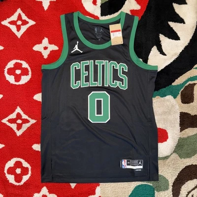 NIKE Size L Boston Celtics Tatum Statement Edition Men's Jordan NBA Swingman Jersey