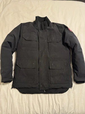 Canada Goose Maitland Parka Preta Masculina Grande - Imagem 1 de 4