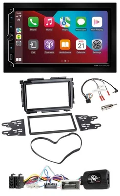 ESX 2DIN DAB USB Lenkrad Bluetooth Autoradio für Honda HR-V RU ab 2015 schwarz - Bild 1 von 4
